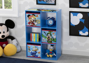 Delta Children Mickey Mouse (1053) 6 Cubby Storage Unit (TB83267MM), Hangtag, a1a 3