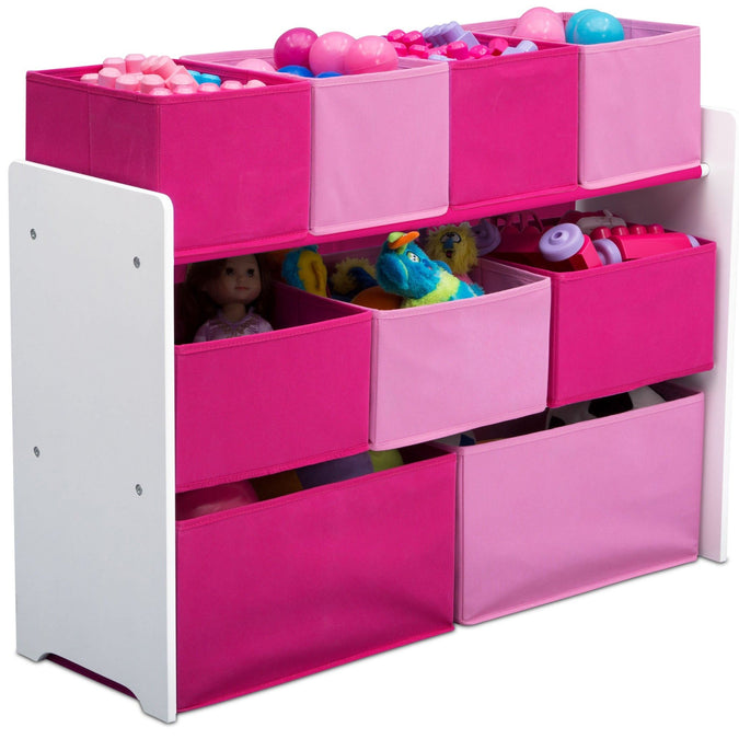 Bianca White (130) 17-Deluxe Multi-Bin Toy Organizer with Storage Bins
