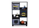 Delta Children Batman (1200) 6 Cubby Deluxe Storage Unit (TB83421BT), Front Silo, a3a 2-Batman Cubby