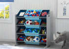 Grey (026) 11-Kids Toy Storage Organizer with 12 Plastic Bins
