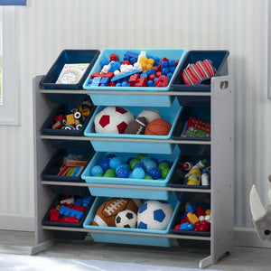 Kids Toy Storage Organizer with 12 Plastic Bins - Delta Children
