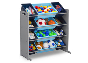 Humble Crew Inspire Grey Toy Organizer with Shelf and 9 Storage