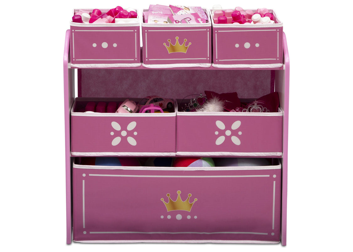 Princess Crown Multi-Bin Toy Organizer