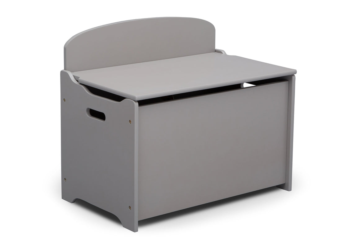 Delta Children Grey (026) MySize Deluxe Toy Box, Right View, a1a