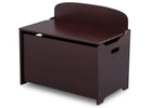 Delta Children Dark Chocolate (207) MySize Deluxe Toy Box, Left Angle, c2c 24-MySize Deluxe Toy Box
