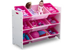 Bianca White (130) 9-MySize 9 Bin Plastic Toy Organizer