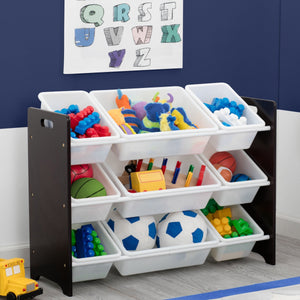 Delta Children Dark Chocolate (207) MySize 9 Bin Plastic Toy Organizer 37