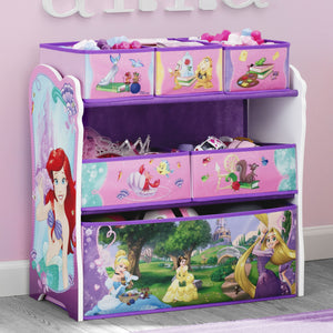 Delta Children Princess Multi-Bin Toy Organizer, Hangtag View 2