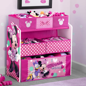 Delta Children Style 1 Minnie Mouse Multi-Bin Toy Organizer Hangtag View a2a 1