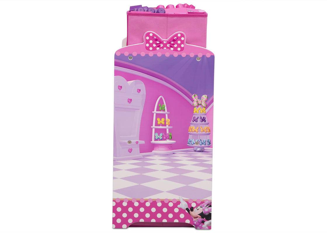 Delta Children Minnie Mouse (1063) Design and Store 6 Bin Toy Organizer, Left Side View 4 - Carousel