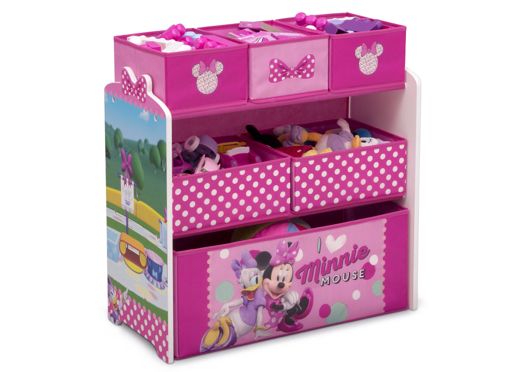 Minnie Mouse Design and Store 6 Bin Toy OrganizerDelta Children Minnie Mouse (1063) Design and Store 6 Bin Toy Organizer