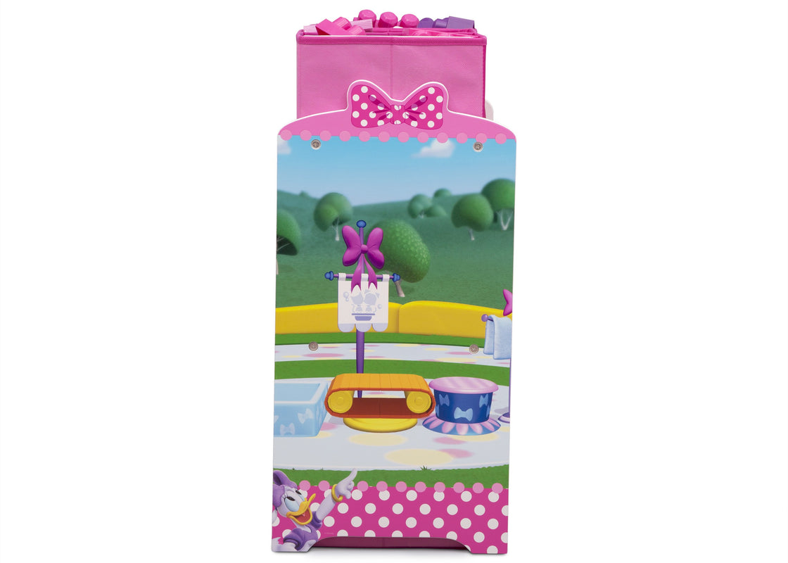 Delta Children Minnie Mouse (1063) Design and Store 6 Bin Toy Organizer, Right Side View 3 - Carousel