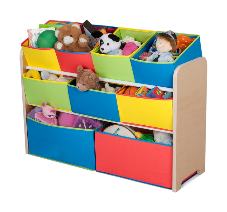 Natural (999) 24-Deluxe Multi-Bin Toy Organizer with Storage Bins