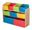 Natural (999) 23-Deluxe Multi-Bin Toy Organizer with Storage Bins