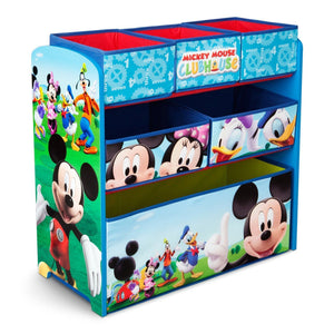 Delta Children Mickey Mouse Multi-Bin Toy Organizer Right Side View a1a Mickey (1051)  3