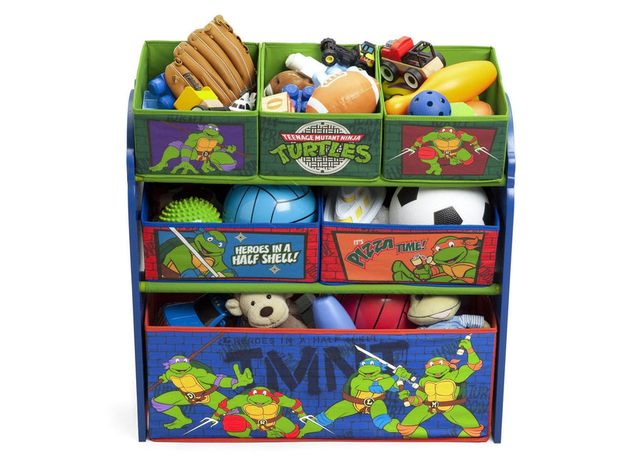 Mutant Ninja Turtles Multi-Bin Toy Organizer 2-Mutant Ninja Turtles Multi-Bin Toy Organizer