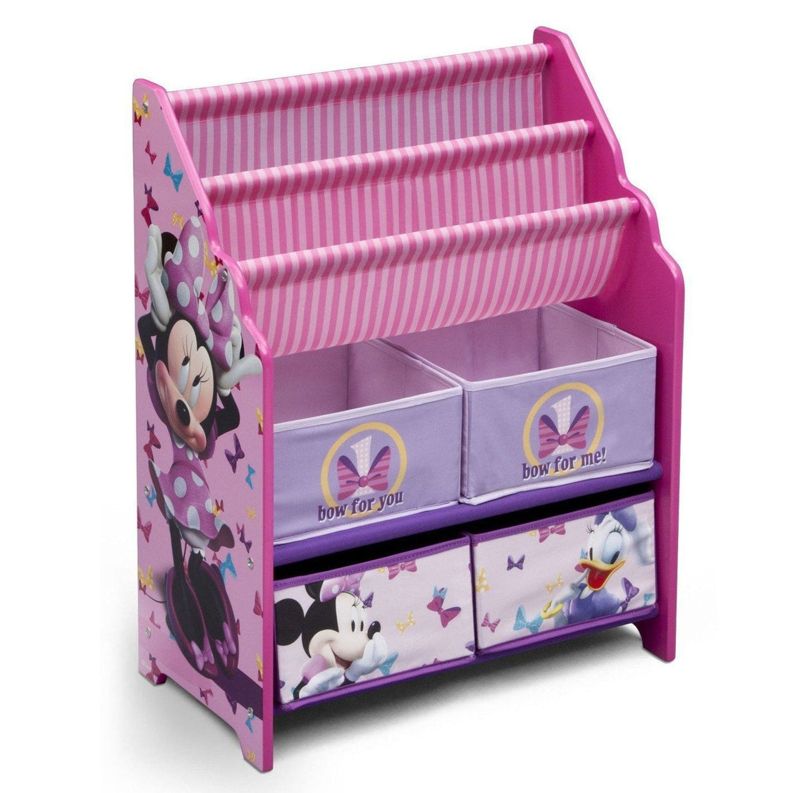 Delta Children Minnie Mouse Book & Toy Organizer