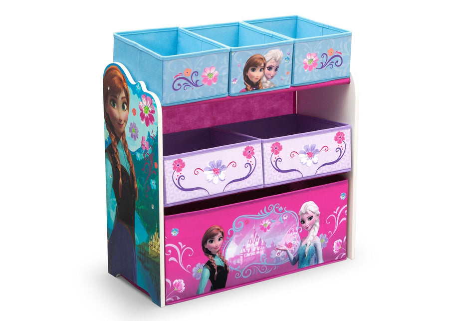 Delta Children Frozen Multi-Bin Toy Organizer Right Side View a1a Frozen (1089) 1-Frozen Multi-Bin Toy Organizer