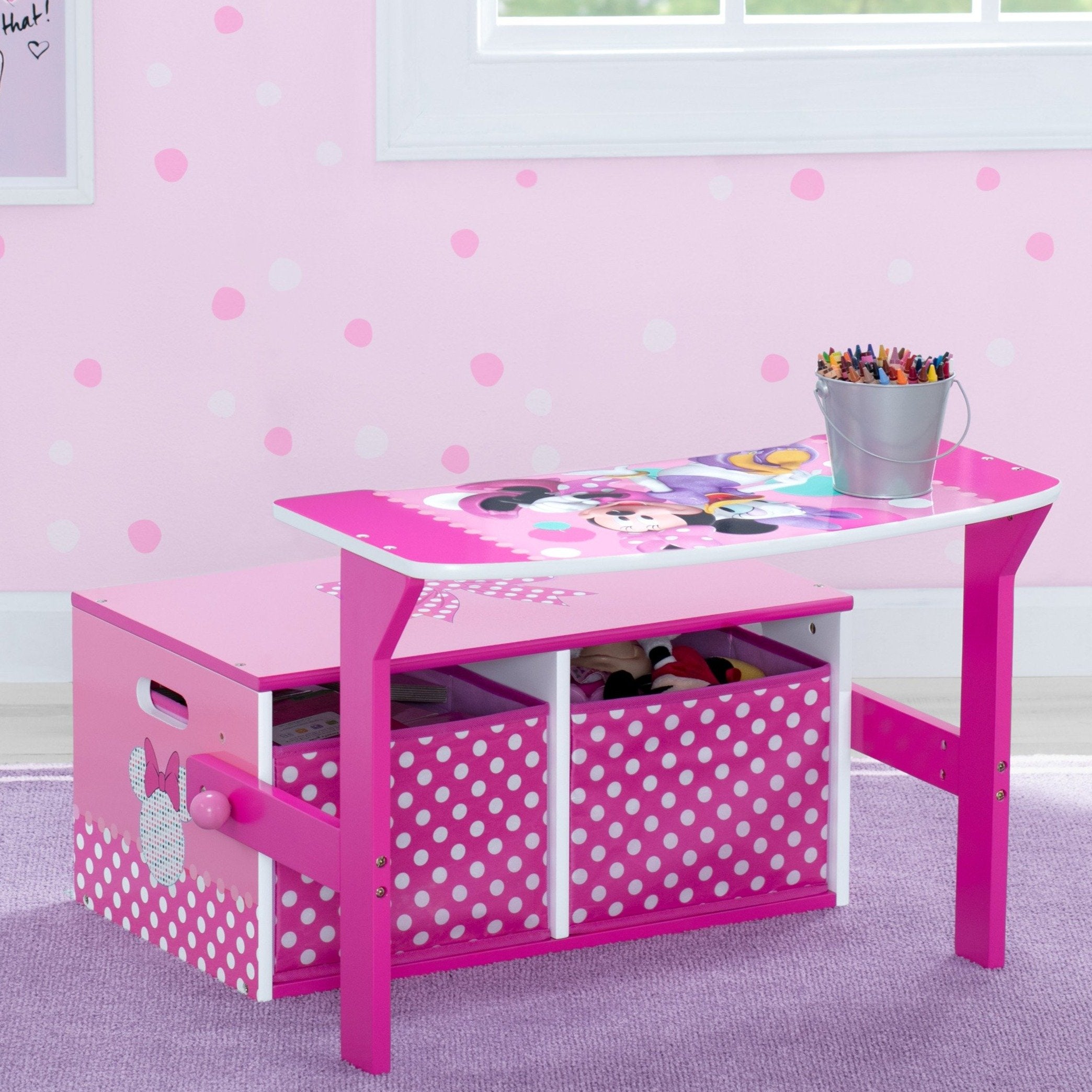 Minnie Mouse Activity Bench - Delta Children