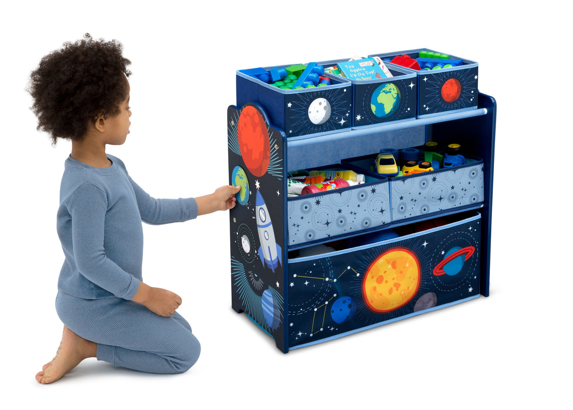 Delta Children Space Adventures (1223) Design and Store Toy Organizer, Model View