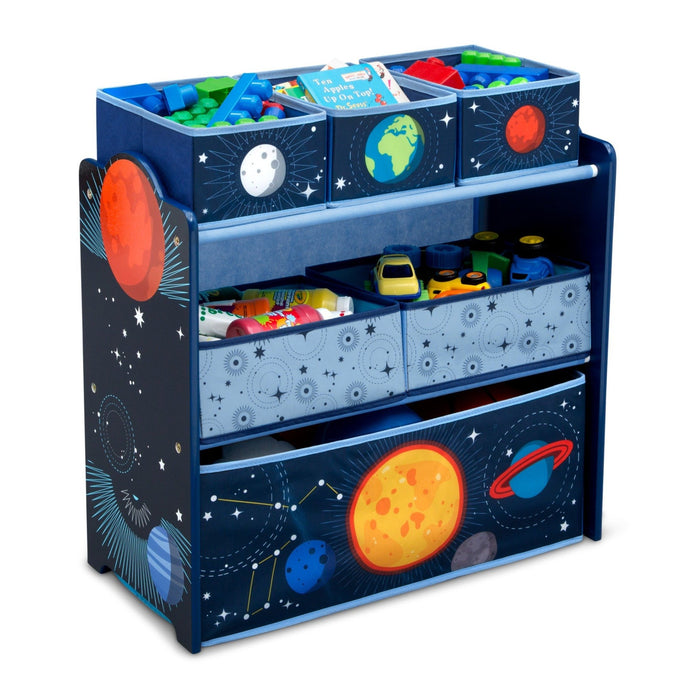 Delta Children Space Adventures (1223) Design and Store Toy Organizer 11-Space Adventures Design and Store Toy Organizer