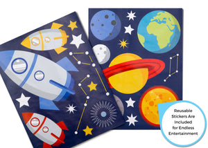 Delta Children Space Adventures (1223) Design and Store Toy Organizer, Stickers Details View 7