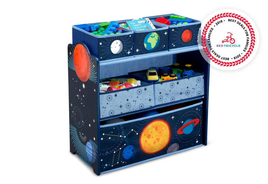 Delta Children Space Adventures (1223) Design and Store Toy Organizer 3-Space Adventures Design and Store Toy Organizer