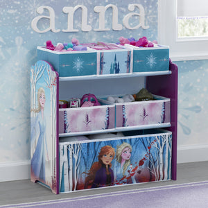 Delta Children Frozen II Multi-Bin Toy Organizer, Hangtag View 9