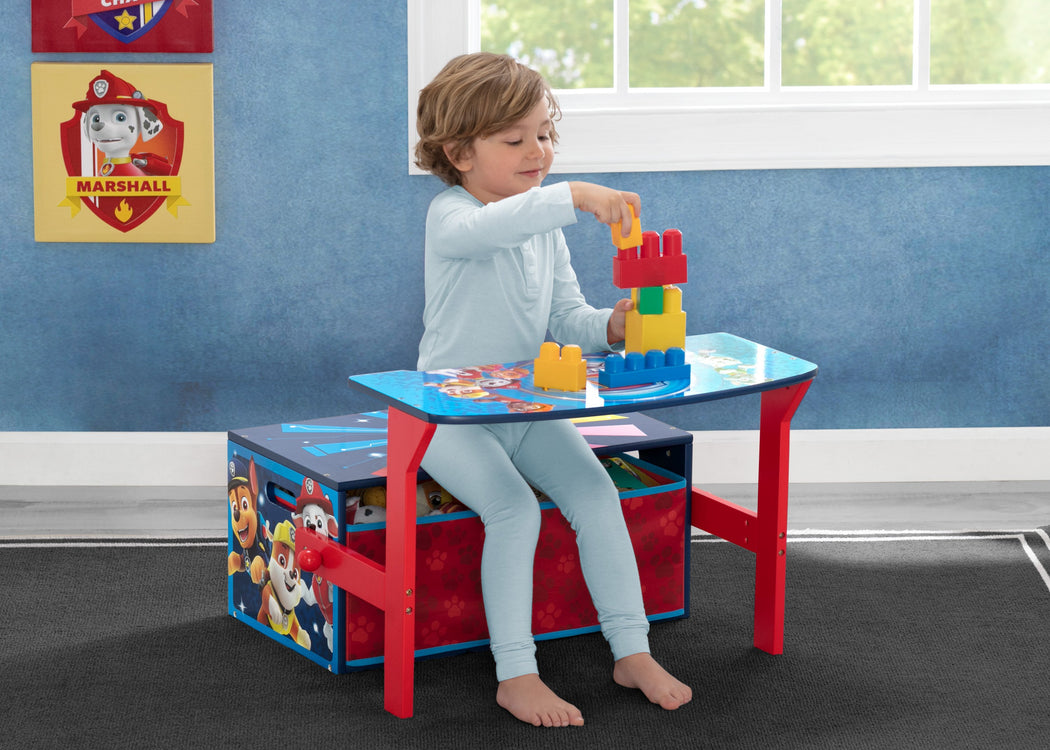 Delta Children PAW Patrol Activity Bench, Desk Hangtag View Paw Patrol (1121)