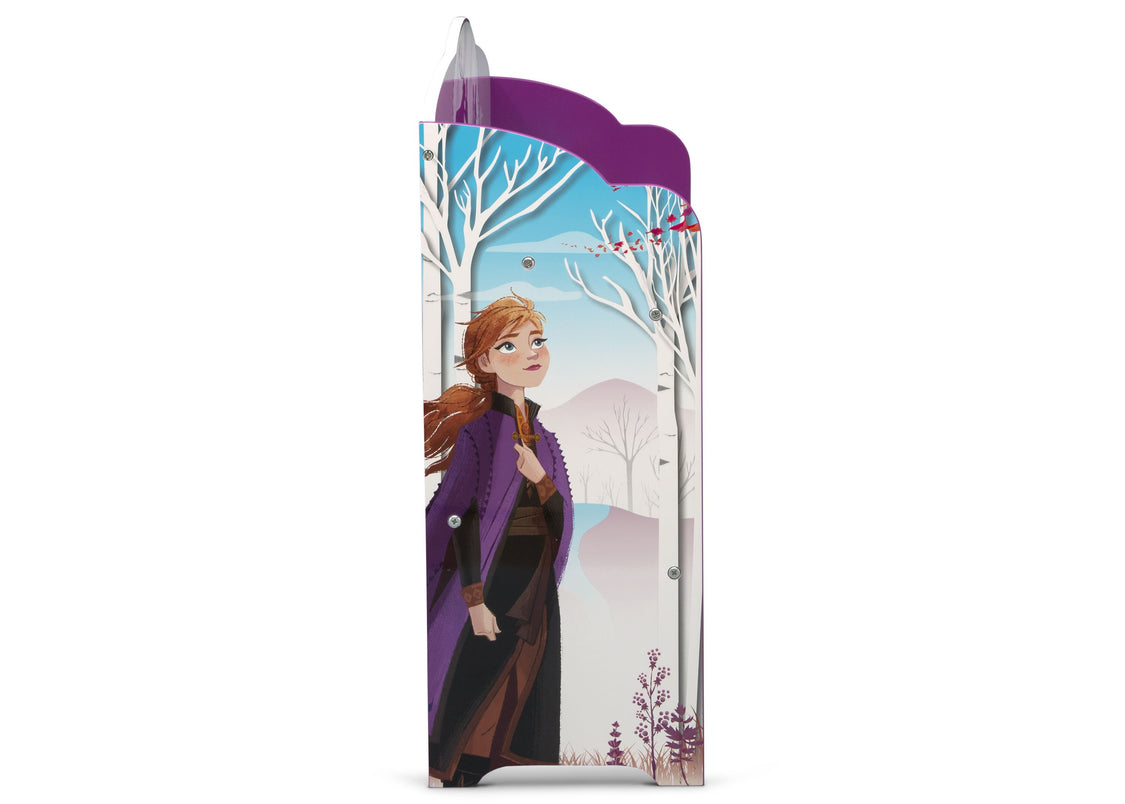 Delta Children Frozen 2 (1097) Deluxe Toy and Book Organizer, Anna Side View
