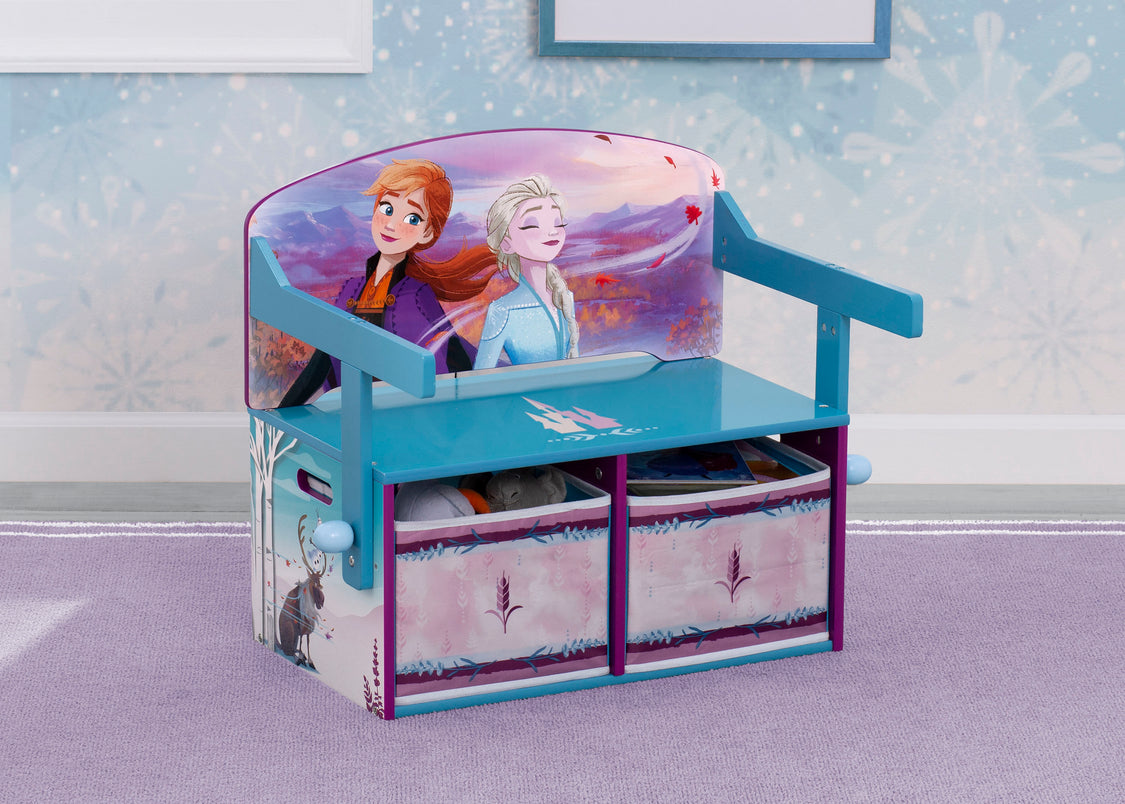 Delta Children Frozen 2 (1097) Convertible Activity Bench, Hangtag View 2