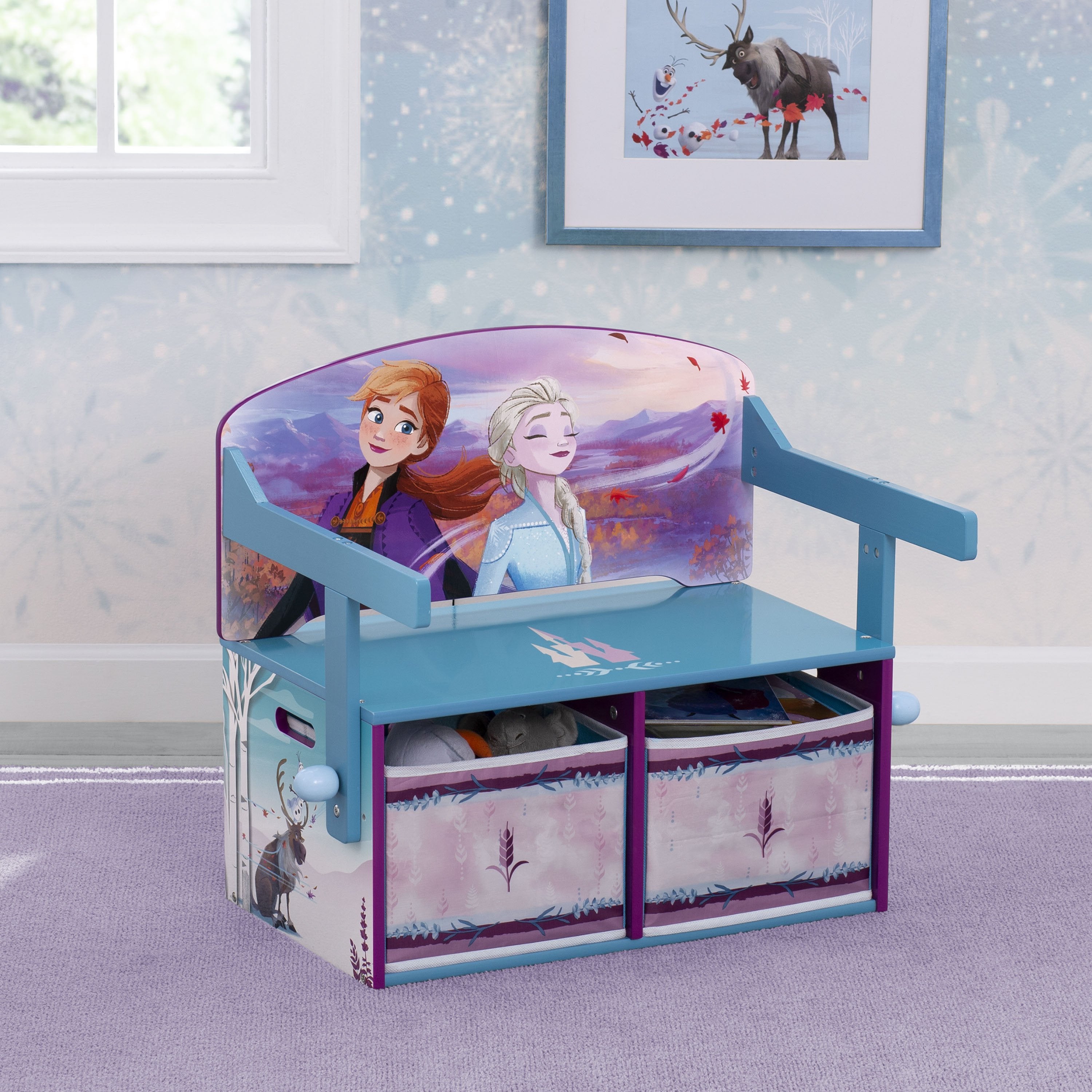 Frozen II Convertible Activity Bench - Delta Children