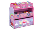 Peppa Pig (1171) 5-Peppa Pig 6 Bin Design and Store Toy Organizer