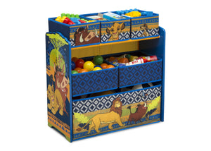 Delta Children The Lion King (1079) 6-Bin Design & Store Toy Storage Organizer, Right Silo View 6