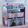 Delta Children Frozen 2 (1097) Design and Store 6 Bin Toy Organizer 6-Frozen II Design and Store 6 Bin Toy Organizer