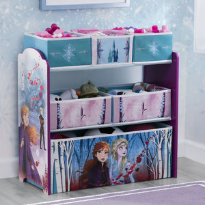 Delta Children Frozen 2 (1097) Design and Store 6 Bin Toy Organizer, Hangtag View 13