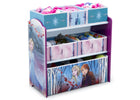 Delta Children Frozen 2 (1097) Design and Store 6 Bin Toy Organizer, Right Silo View 3-Frozen II Design and Store 6 Bin Toy Organizer