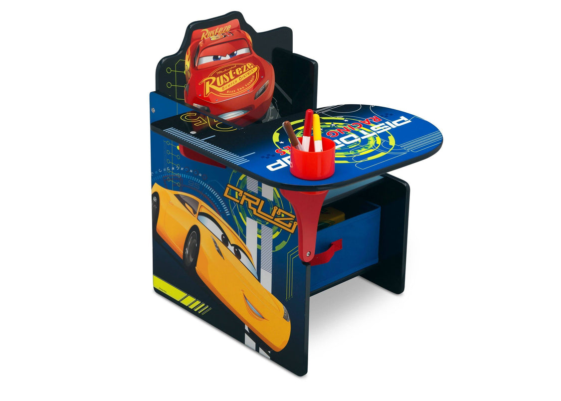 Delta Children Cars (1014) Chair Desk with Storage Bin, Right Angle, a1a Disney Cars (1014)