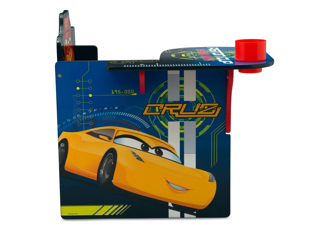 Delta Children Cars (1014) Chair Desk with Storage Bin, Right Side, a4a Disney Cars (1014)