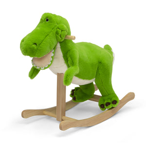 Green dinosaur rocker discount