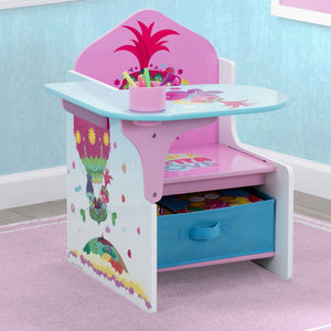 Delta Children Trolls World Tour (1177) Chair Desk with Storage Bin 4