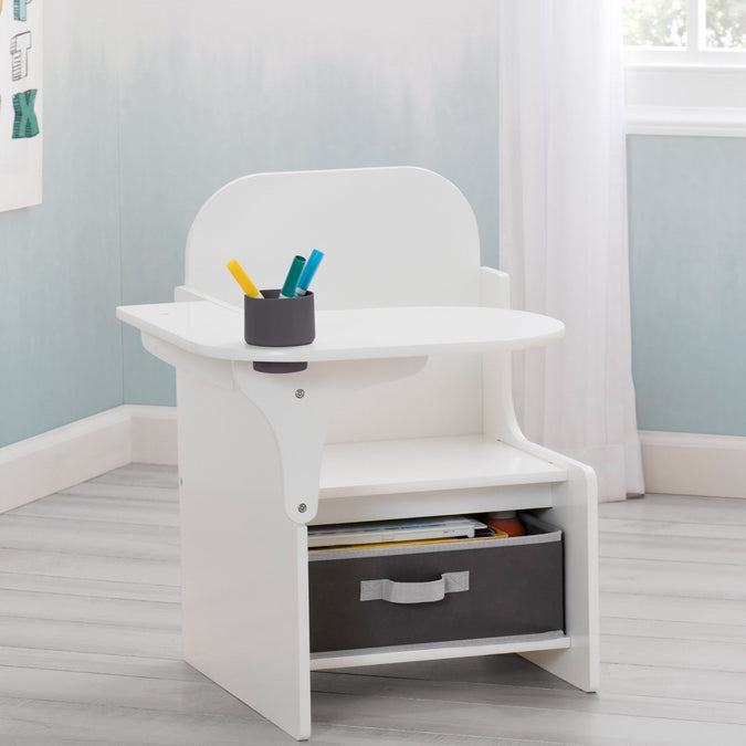 Delta Children MySize Chair Desk Bianca White (130) 17-MySize Chair Desk