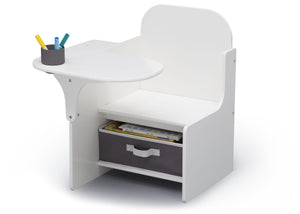 Delta Children MySize Chair Desk Bianca White (130) Left Silo View 8