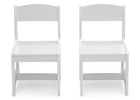 MySize Wood Kids Chairs for Playroom Bianca White (130) 7-MySize Wood Kids Chairs for Playroom (Pack of 2)