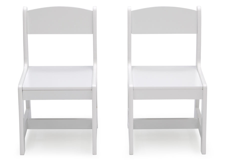 MySize Wood Kids Chairs for Playroom Bianca White (130) 7-MySize Wood Kids Chairs for Playroom (Pack of 2)