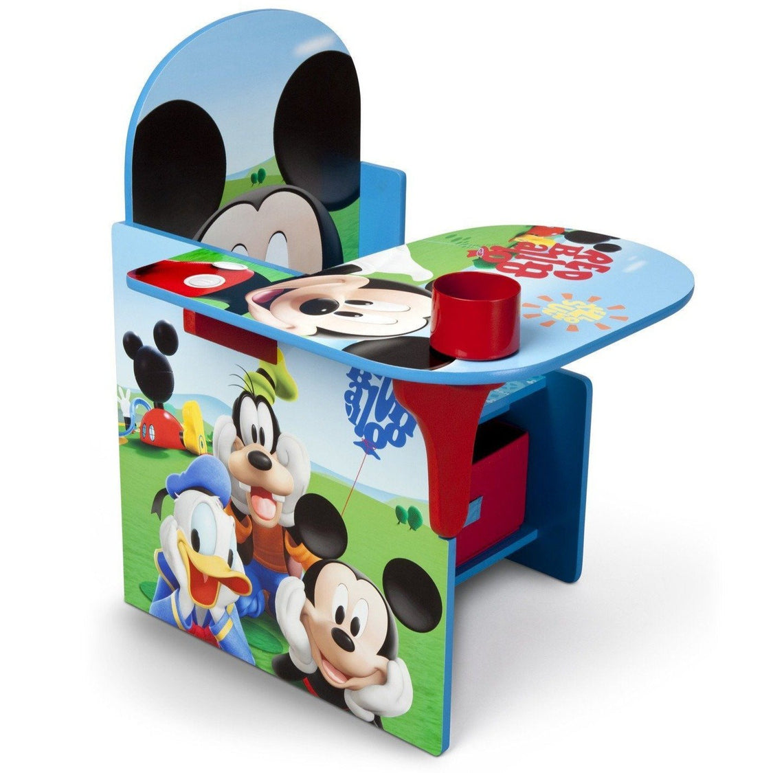 Delta Children Mickey Mouse Chair Desk with Storage Bin