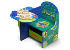 Style-1 (1117) Ninja Turtles (1117) 5-Teenage Mutant Ninja Turtles Chair Desk with Storage Bin
