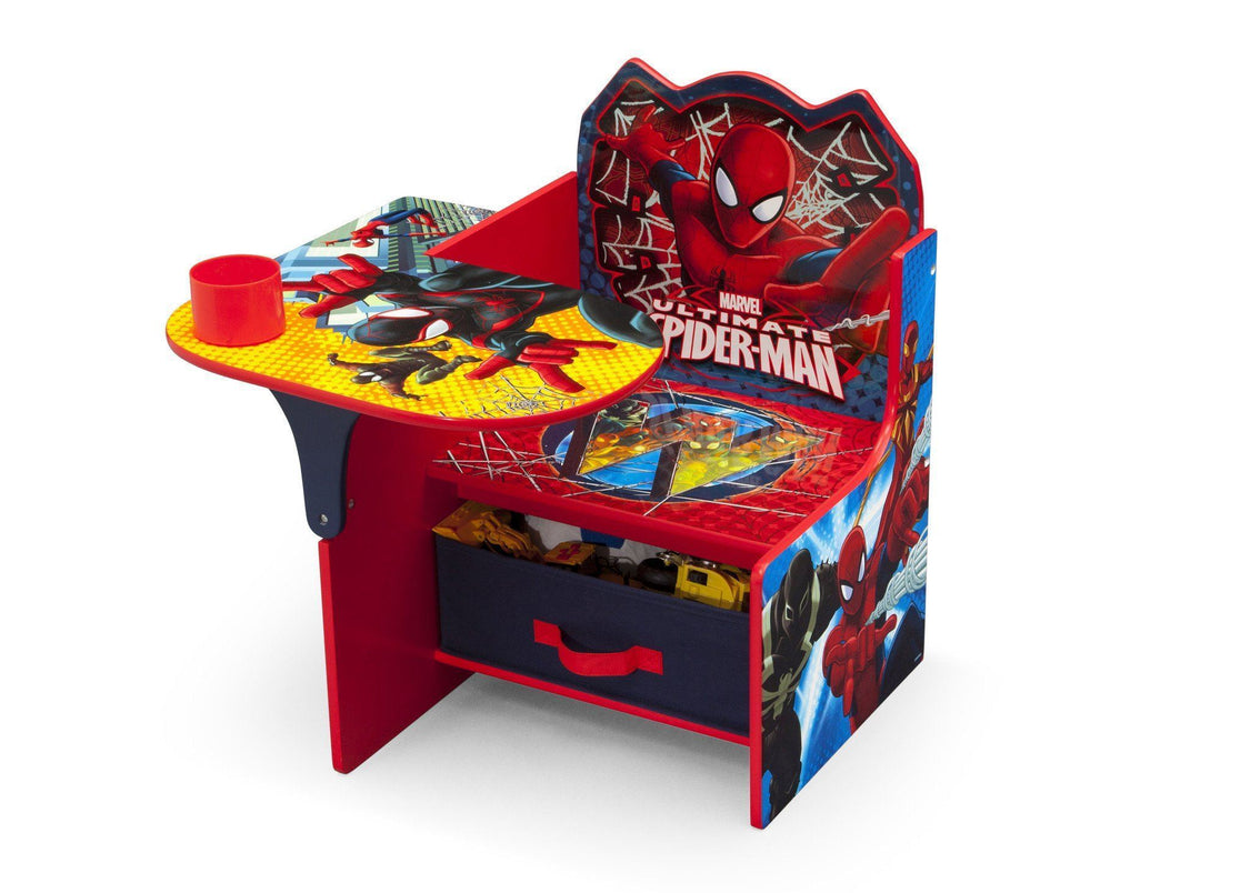 Delta Children Spider-Man Chair Desk, Left View a3a Style-1 (1163) Spider-Man (1163) 