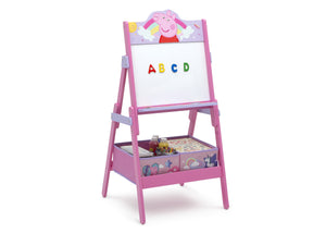 Delta Children Peppa Pig (1171) Wooden Activity Easel with Storage, Right Silo View 6