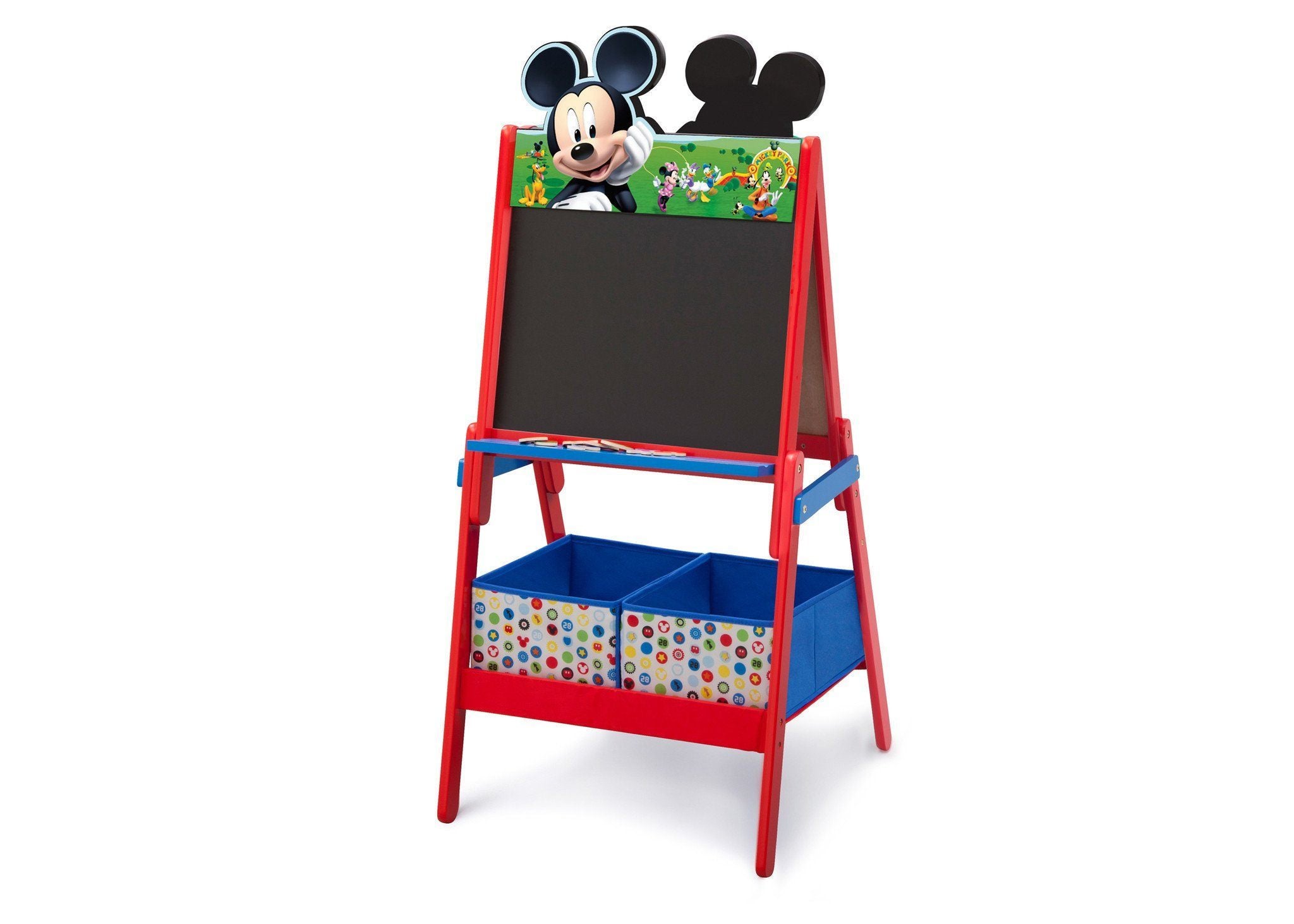 Mickey Mouse Wooden Double Sided Activity Easel - Delta Children